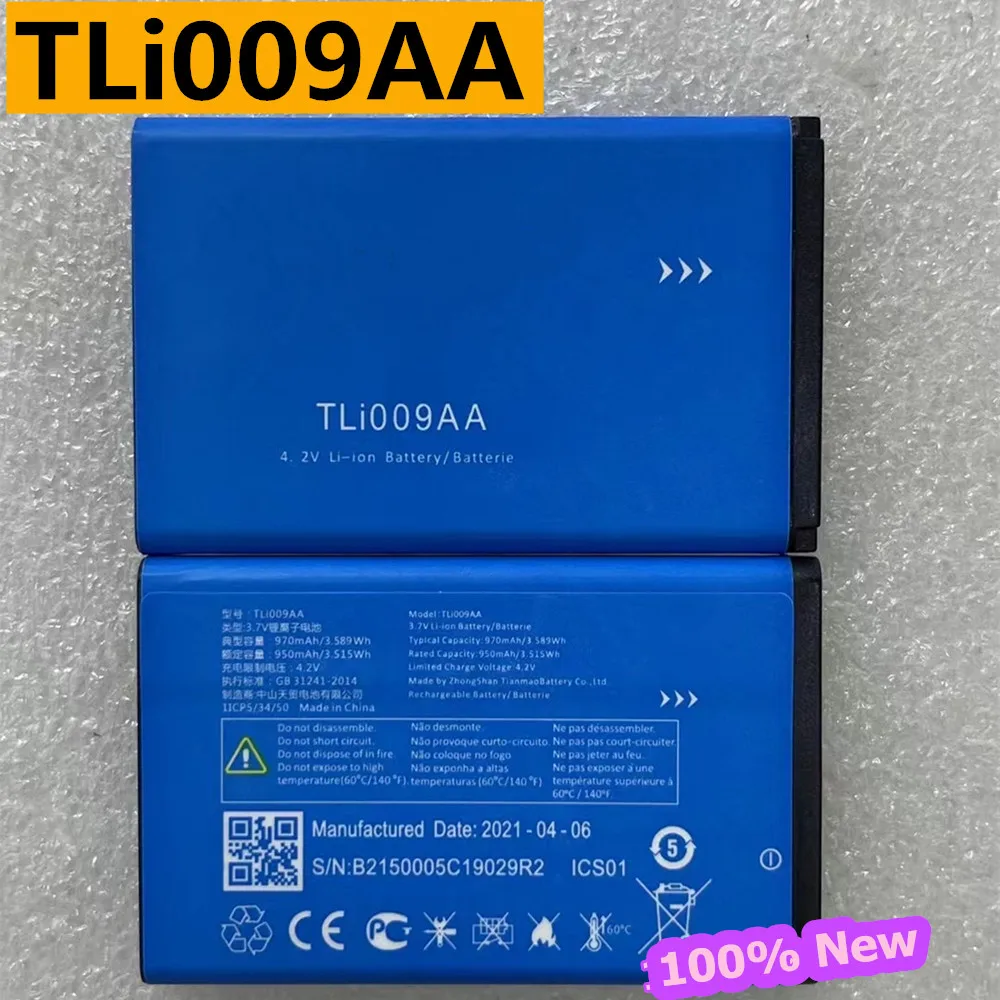 Original 950mAh TLi009AA TLi009A1 for Alcatel One Touch 2053D 2053X 2053 2038X 3025 3025X 3026 3026G 3026X Phone Battery