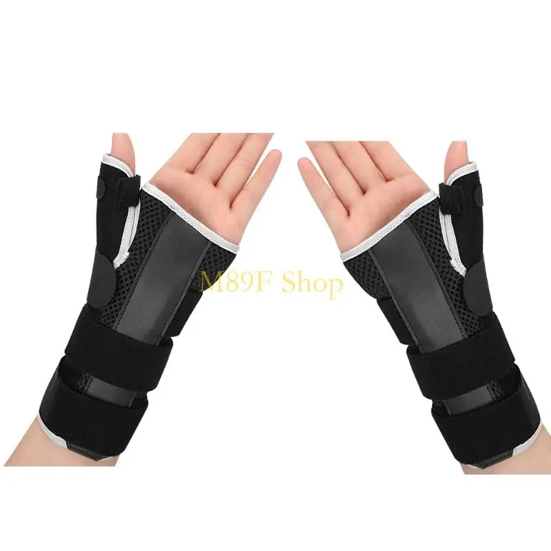 M89F Neoprene Wrist Brace With Adjustable Compression Stabilizes Joints During Weightlifting And Typing Tasks