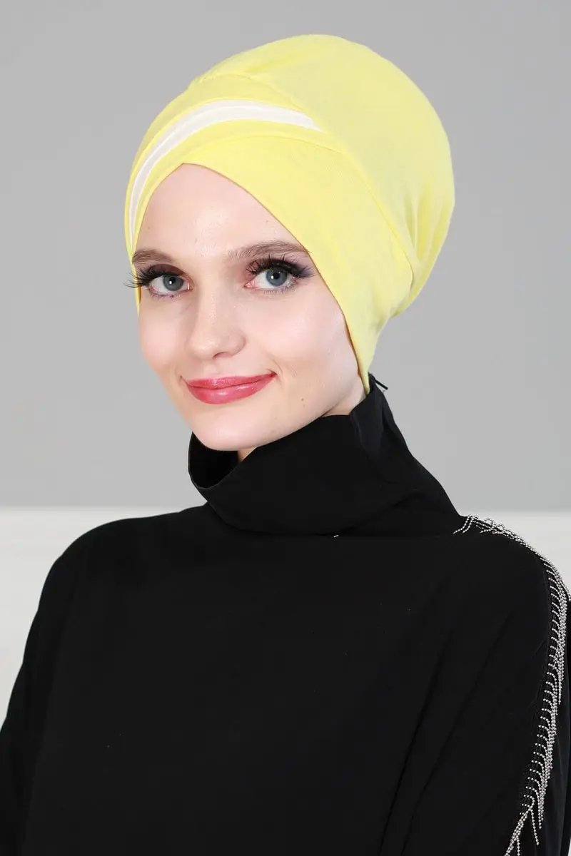 Cor dobro penteado osso amarelo