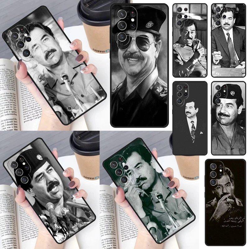 Arabic Iraq Saddam Hussein Phone Case for Samsung Galaxy S26 Ultra S25 S24 S23 S22 S21 S20 Note10 Plus FE Cover Luxury