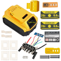 10 X 18650 Li-ion Battery Case Charge Protection Circuit Board PCB 18V 20V Baterry for Dewalt DCB183 DCB200 Li-ion Battery Case