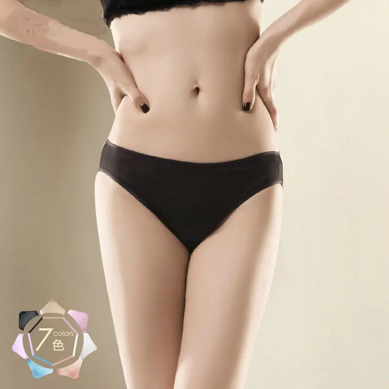 Birdtree, 3pcs/lot 100%Natural  Silk Women Panties, Low-rise Briefs, Healthy Basic Everyday Wear Underwear P36029QM