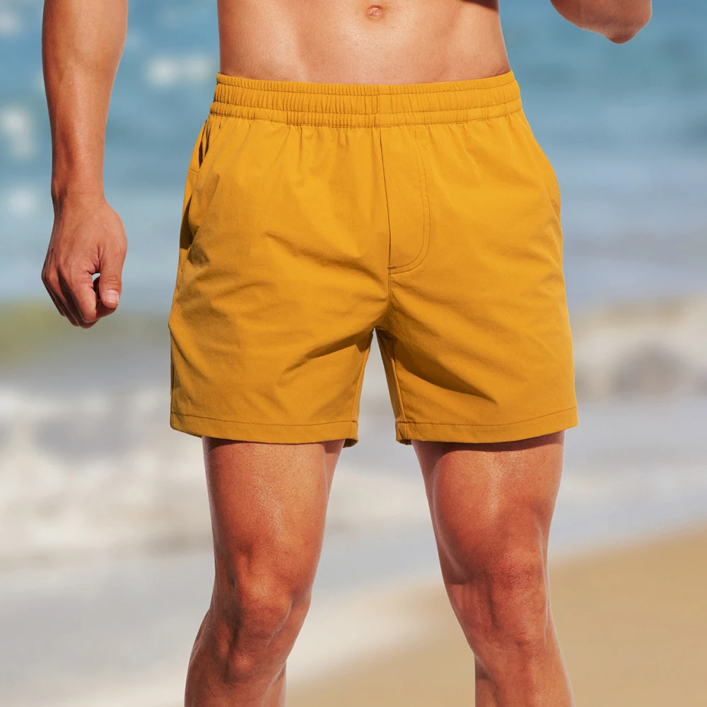 Mens Beach Quick Dry Swim Trunks Summer Streetwear Fashion Breath Youth Outdoor Surfing Sports Casual Pants Men'S Clothing 2026