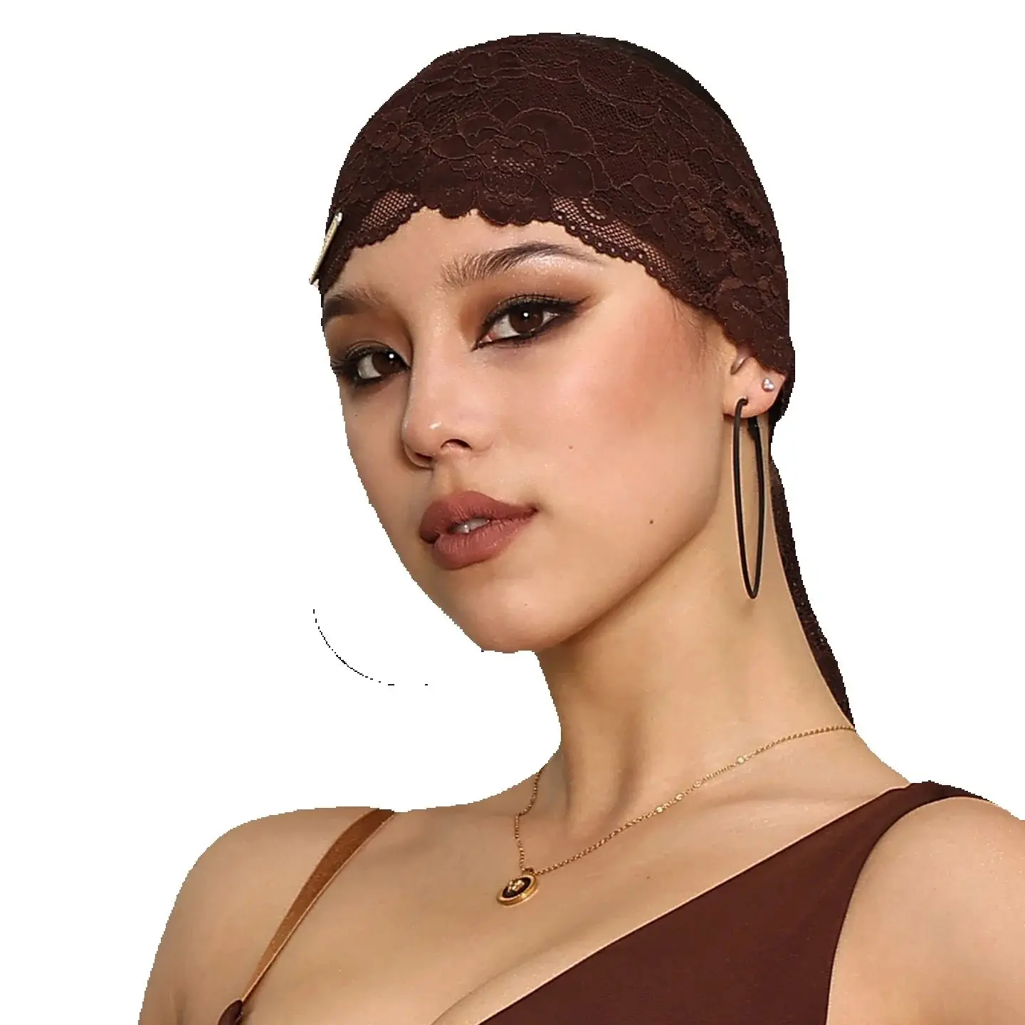 Women Lace Latin Dance Headwear Adults Professional Rumba Performance Headdress Samba Tango Hairband Stage Accessories DW10833