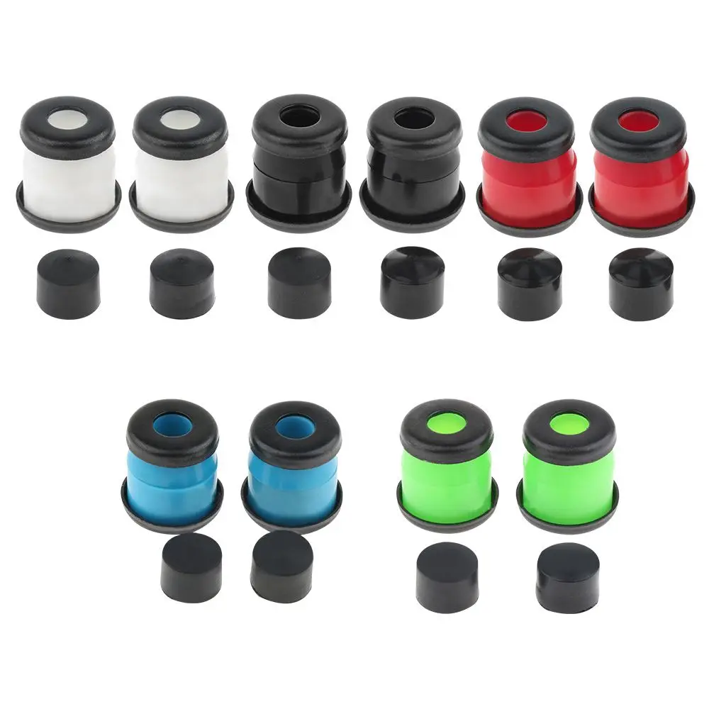 1Set Skateboard PU Rubber Shock Absorber Colorful Shock Pad Set 90a Hard Longboard Top/Bottom Bush Washers Dropshipping