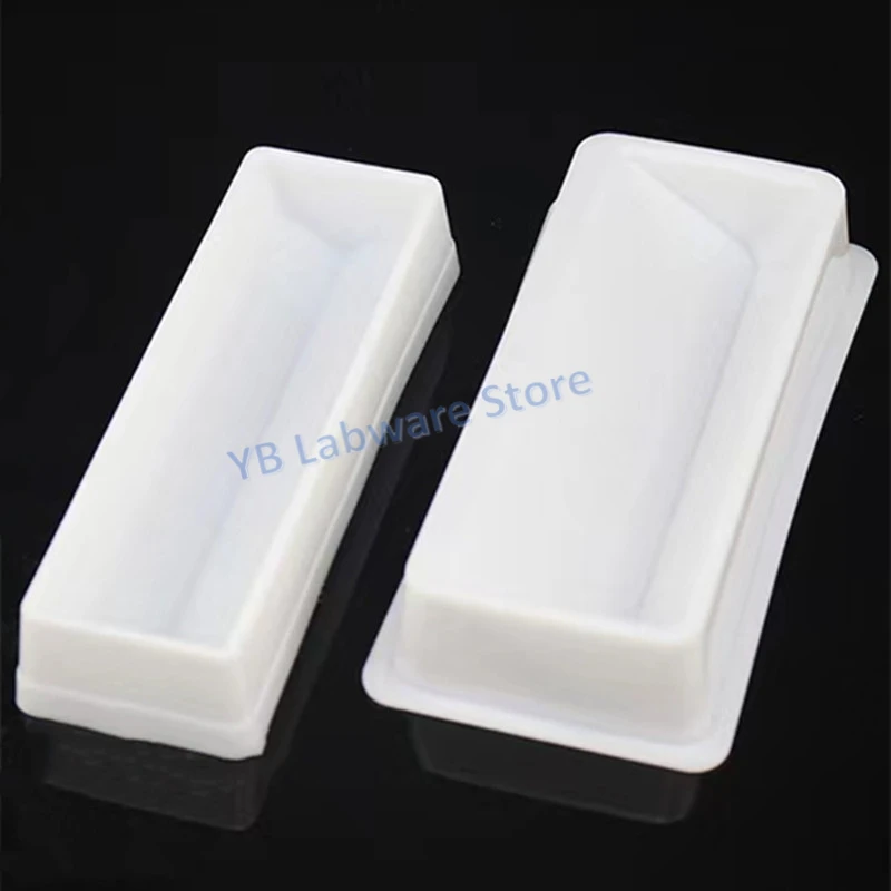 20pcs/lot 50ml Plastic Transfering Liquid Box PP Sample Add Tray for Laboratory Multichannel Pipettor Experiment