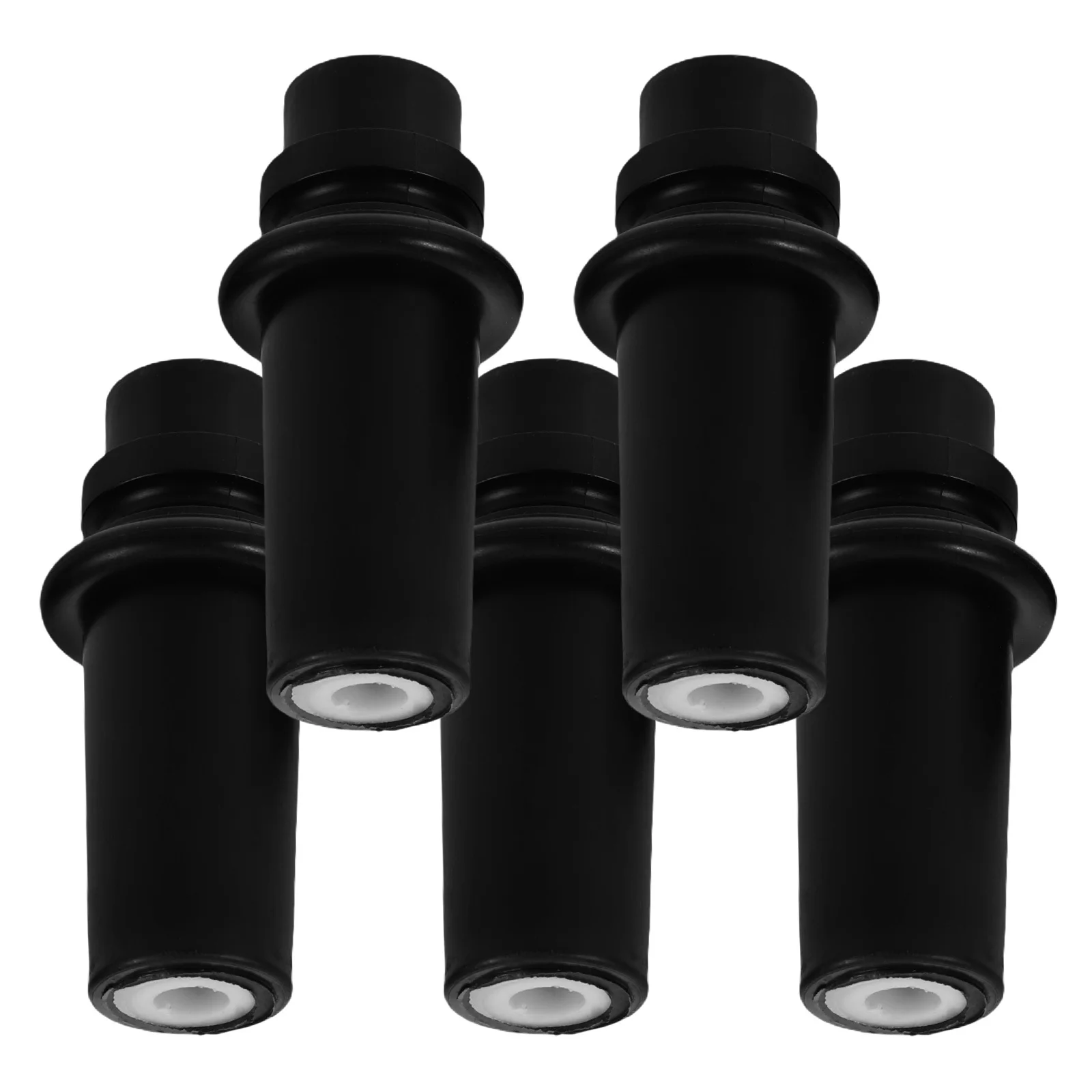 

5 Pcs Violin Tail Post Tightening Sleeve Cello Endpin Cap Protector Part Accessories