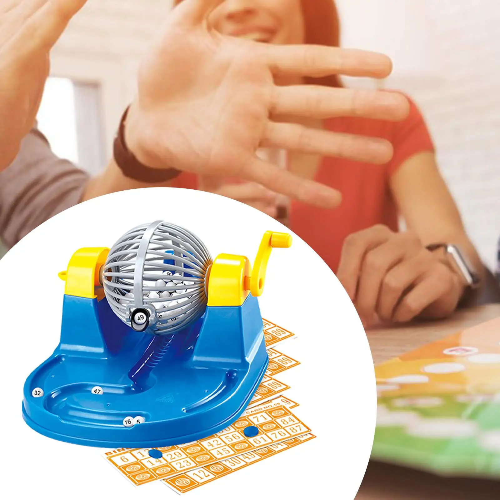 Geluksgetal Picking Machine Met 90 Lotnummers Bal Familie Spel Bingo Spel Set Voor Kinderen Grote Groepen Restaurants Kids