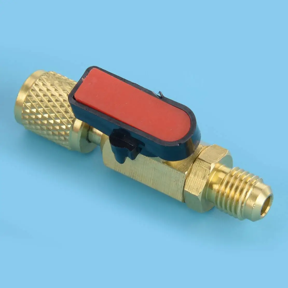 

Надежный прямой запорный шаровой кран 1/4 SAE для систем ОВКВ, подходит для R134A, R22, R12, R410A