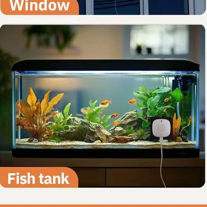 Lenovo Mini Window Camera Replaces Outdoor Cameras 2.4/5GHz WiFi Camera 3MP Resolution Full-Color Night Vision Window Camera