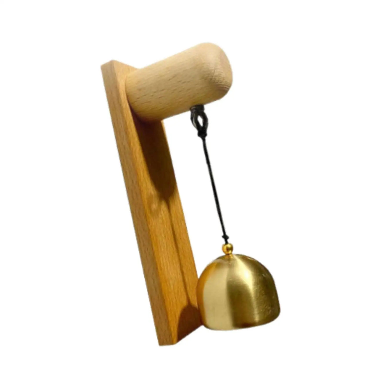 Wooden Doorbell Chime Portable Shopkeepers Bell for Store Garden Café Restaurant Front Door Entrance