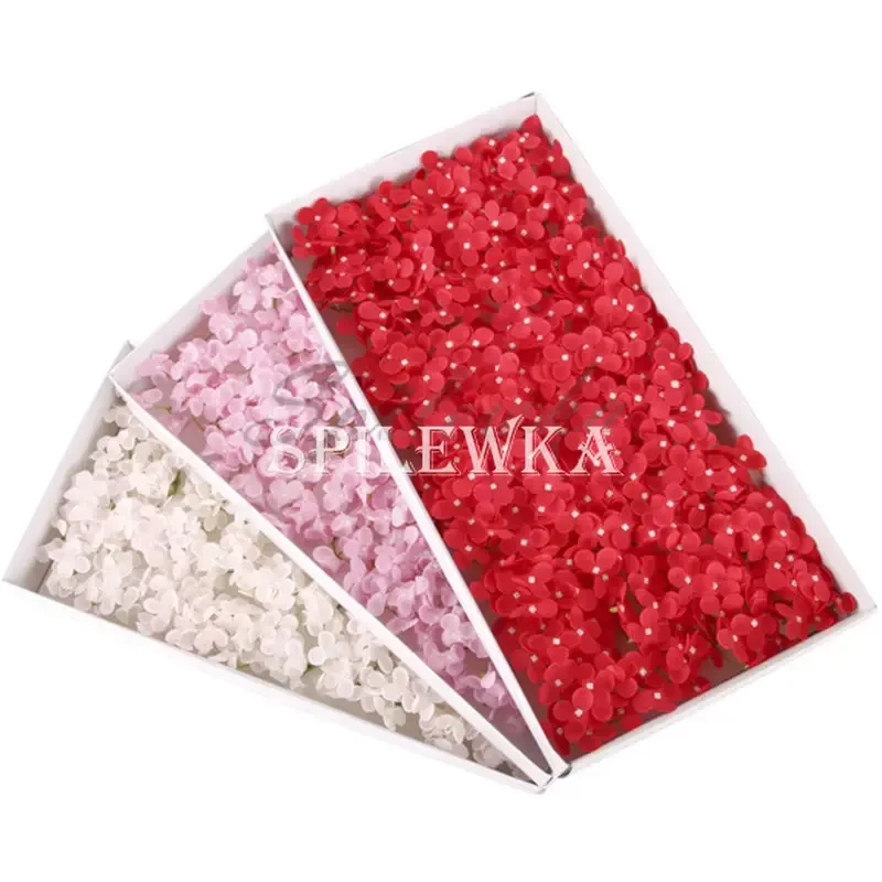 

40 шт./упаковка, искусственные гортензии, 8,5x6,5 см