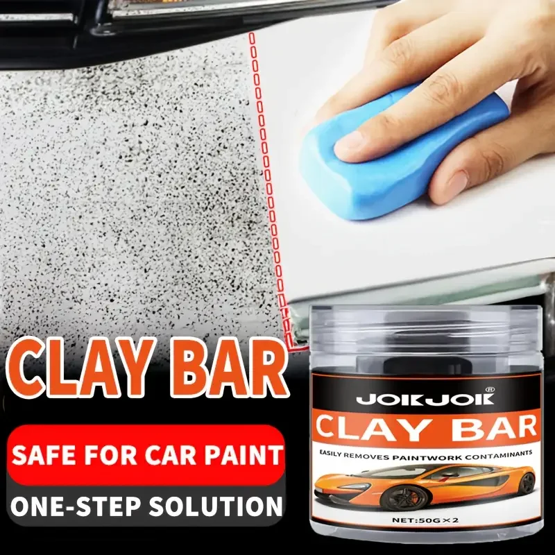 

Высококачественная автомобильная глиняная палочка — подходит для автомобильной краски, металла и стекла — 2 упаковки по 50 г каждый), только для профессиональной красоты.