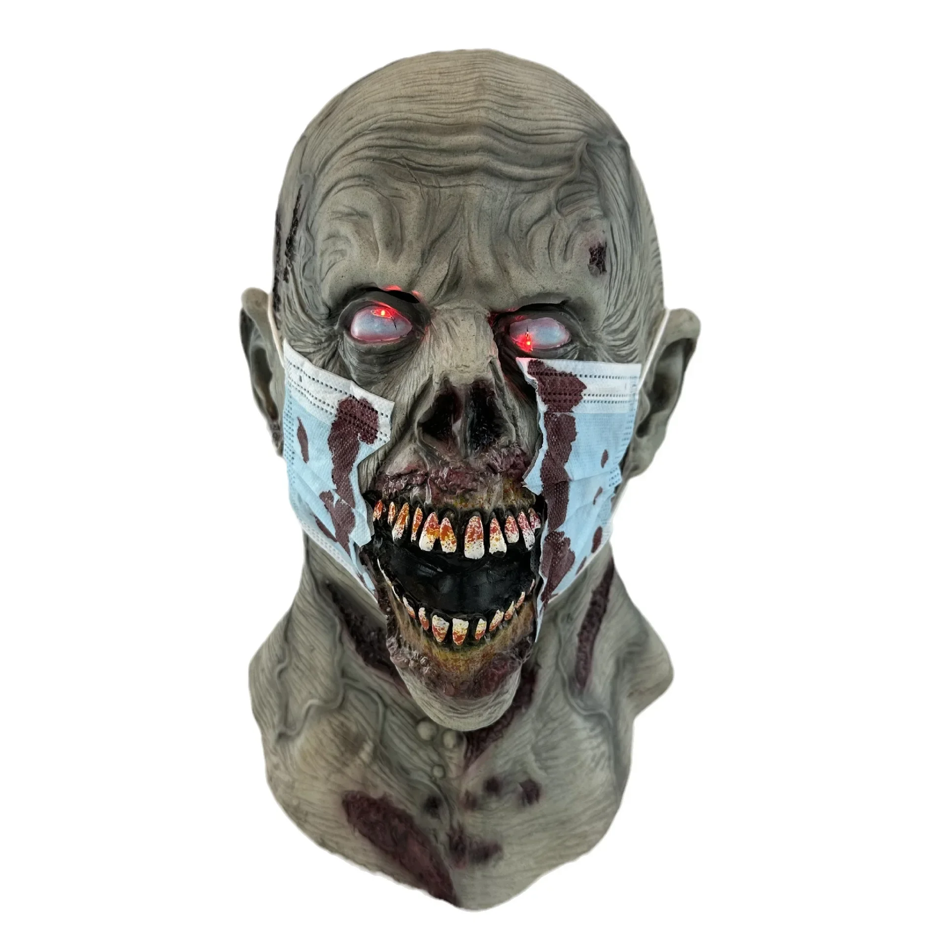 Cross-border Halloween new masks, zombie post-apocalyptic masks, scary latex hoods