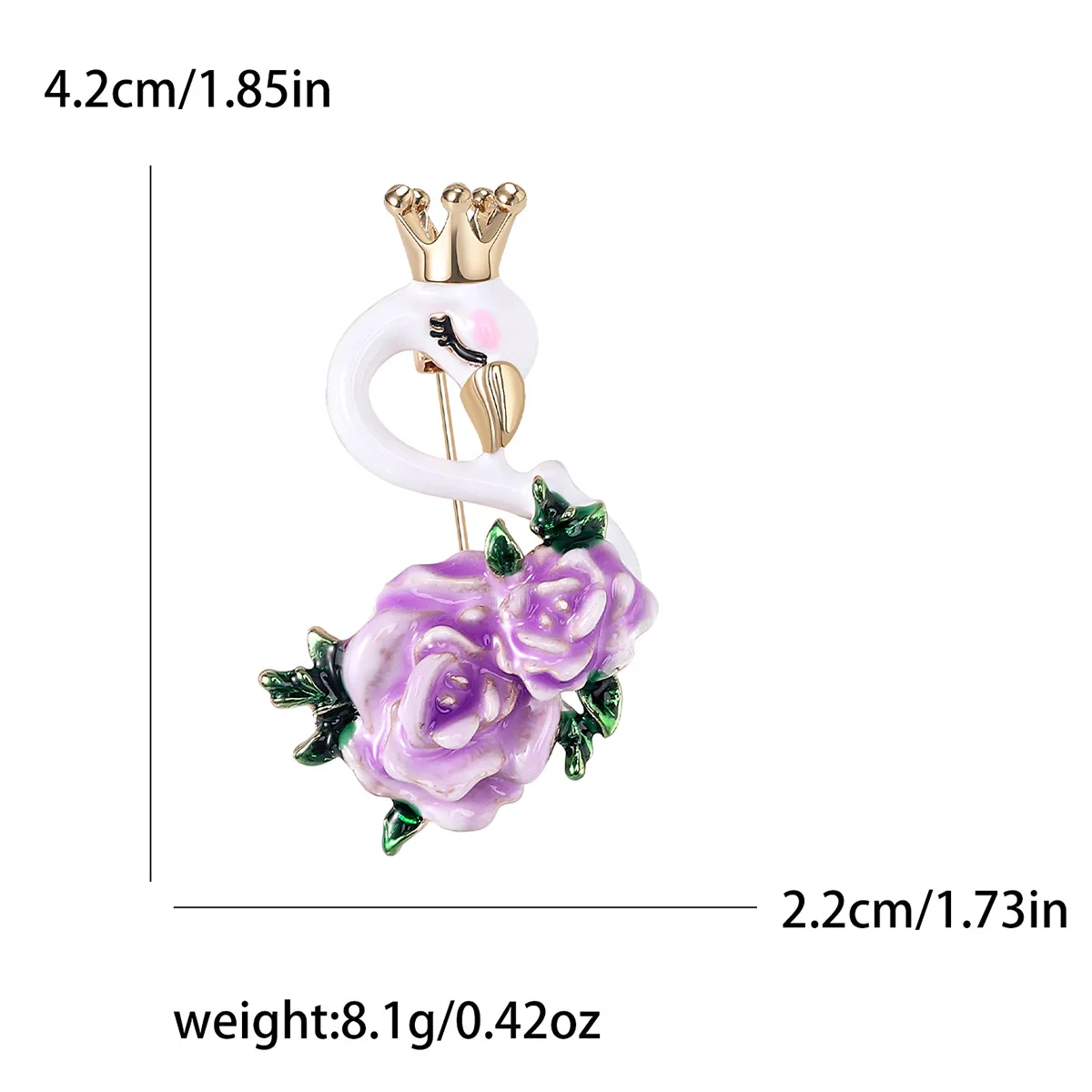 Cute Swan Brooch, Suitable For Both Men And Women, For Banquets, Parties, Friends, Difts, Jewelry, Clothing And Accessories