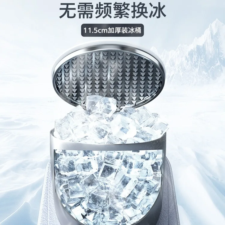

Commercial stall household small ice shaver, automatic milk tea shop smoothie machine