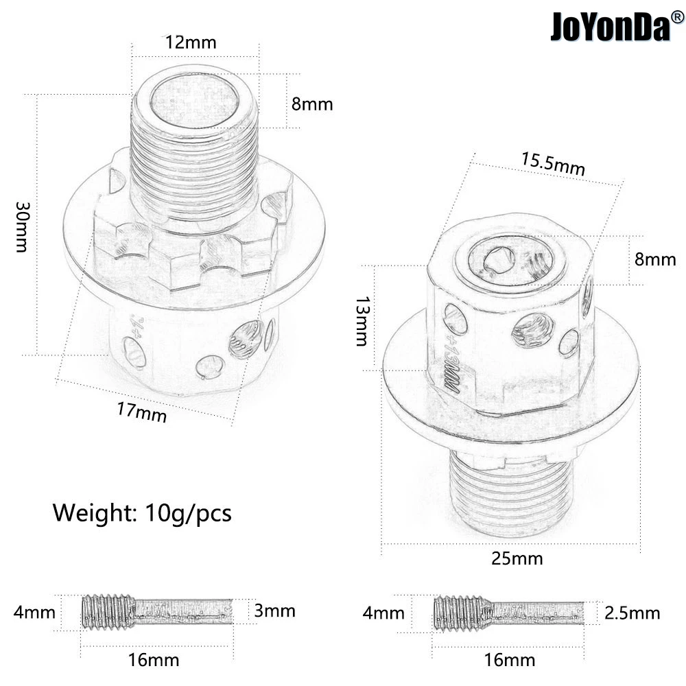 # AR310484 ruota allungata in alluminio esagonale (+ 13MM) per RC ARRMA 1/8 TALION 6S Kraton OUTCAST 1/7 FIRETEAM 6S