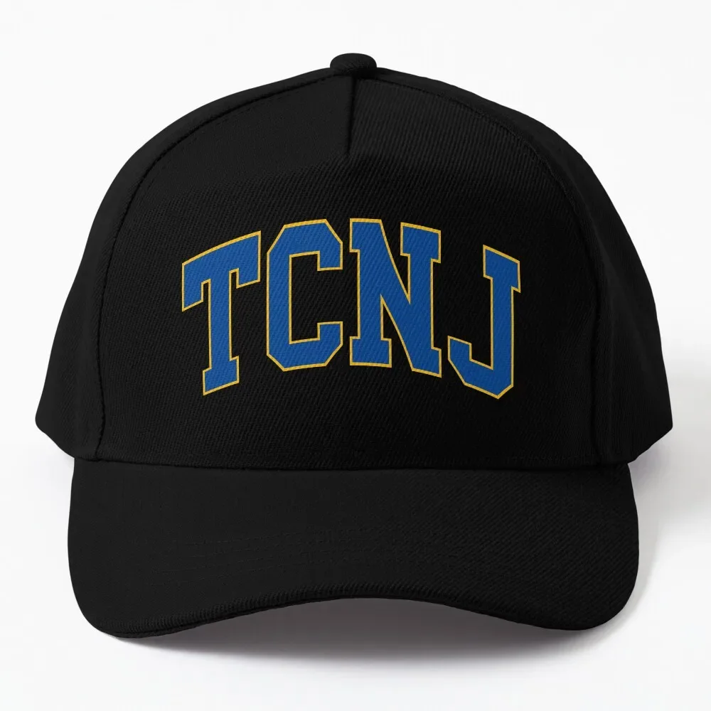 tcnj - varisty font curved Baseball Cap Luxury Man Hat Thermal Visor Military Cap Man Beach Women Beach Fashion Men'S