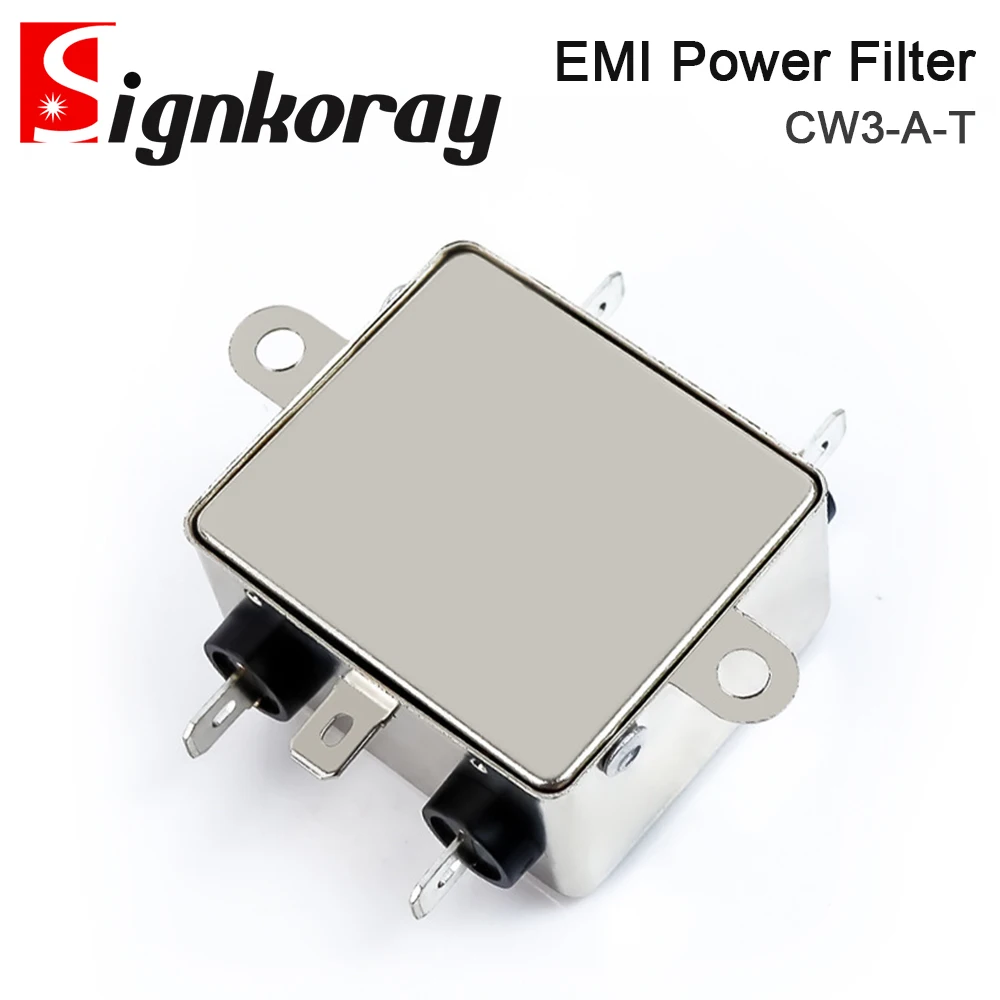 SignkoRay EMI Power Filter CW3-3A 6A 10A 20A-T AC 220V purificazione delle interferenze monofase