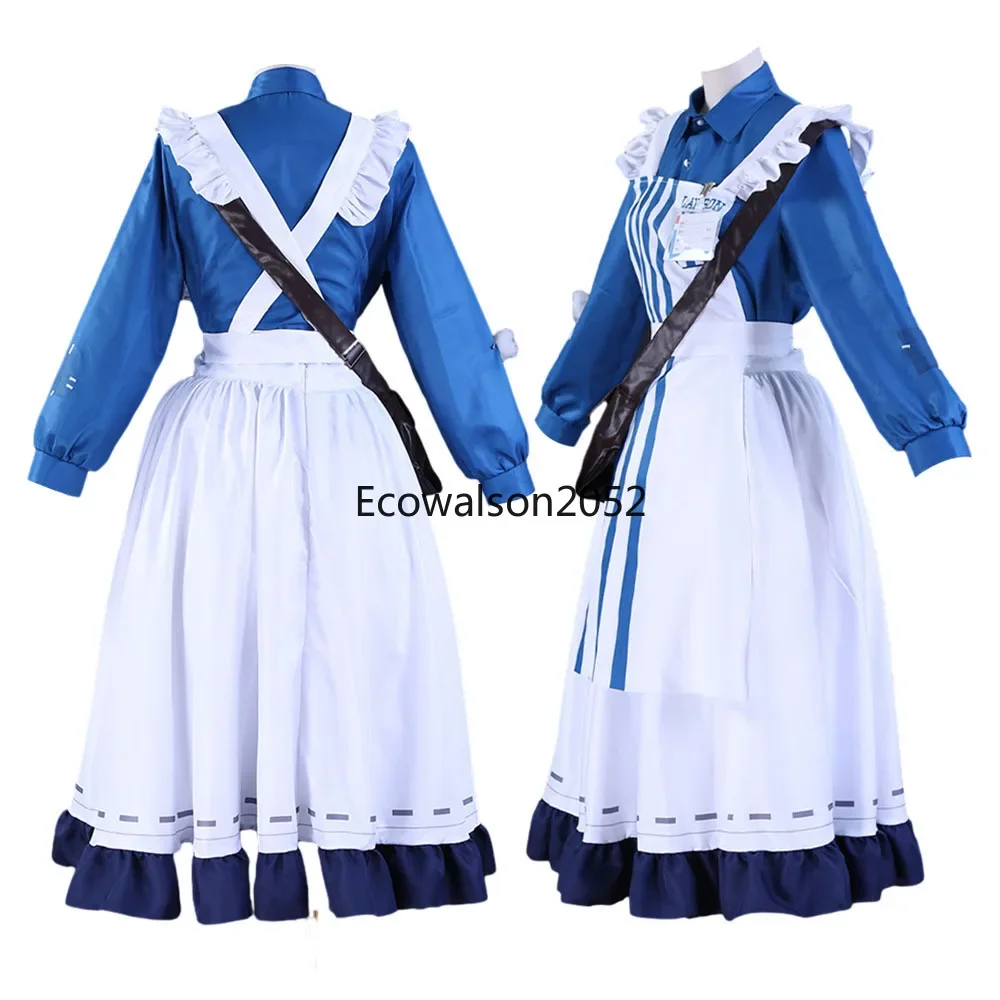 LAWSON Ada Mesmer Cosplay Anime Identity V Emil Cosplay Costume Maid Dress Uniform Halloween Party Role Play Outfit For Woman