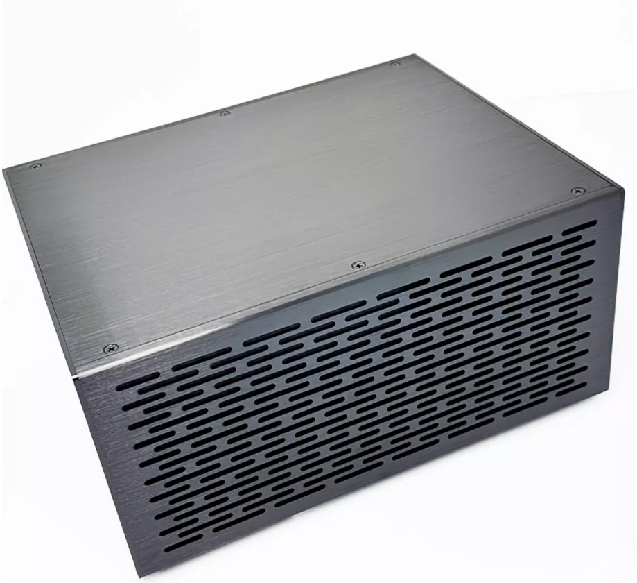 

266 blank all aluminum power filter split tube amplifier chassis multi-purpose industrial control instrument shell