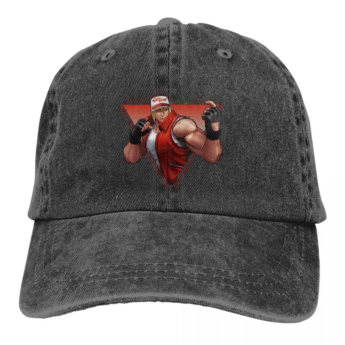 Pure Color Dad Hats Legendary Hungry Wolf Terry Bogard Women's Hat Sun Visor Baseball Caps Retro Arcade Machine Peaked Cap