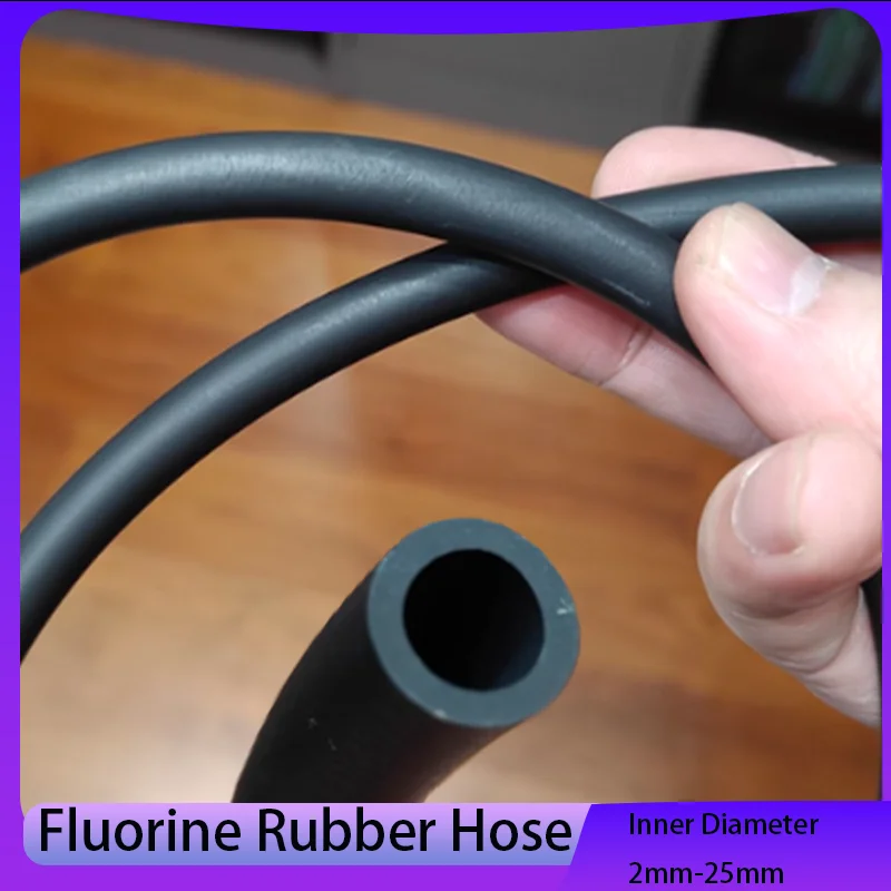 

Шланг из фторкаучука FKM, устойчивый к коррозии, кислотостойкий, устойчивый к высоким температурам, диаметр масляной трубы 2–25 мм.