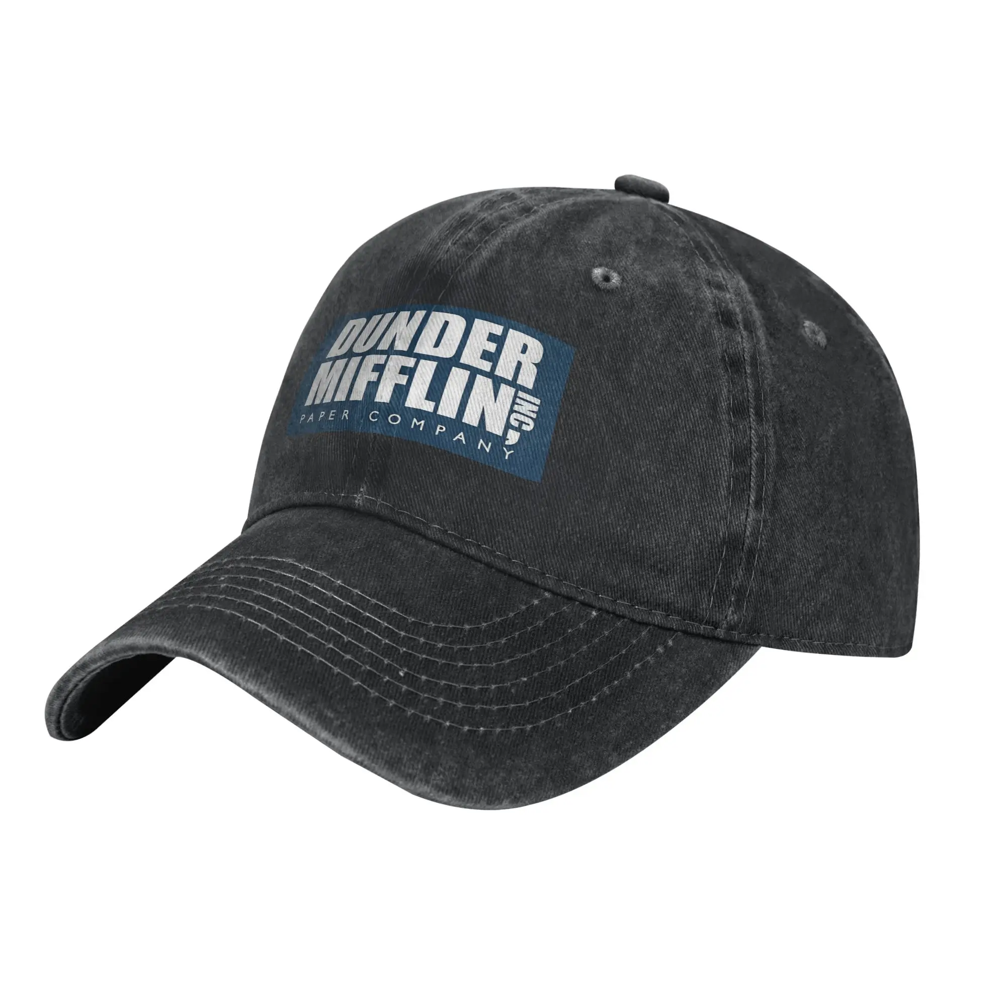 Summer Dunder Mifflin The Office Baseball Cap Sun Print Washed Trucker Hat Unisex-Teens Fashion Outdoor Sports Baseball Caps