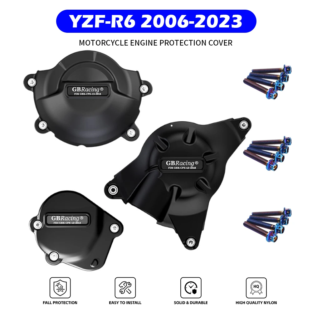 Motorcycles Engine Cover Protection Case For Case GB Racing For YAMAHA R6 2006-2023 Engine Covers Protectors