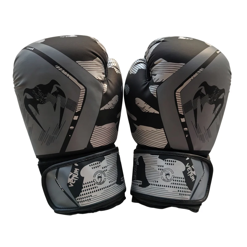 Durable Men's Boxing Gloves, Breathable High-Density Polyester for MMA Training & Heavy Bag, Shock Absorption   Punching Mitts w