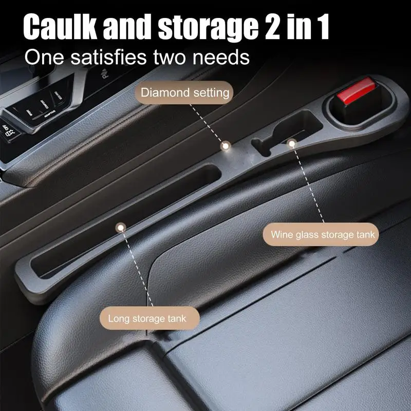 Car Seat Gaps Filler Keep Cellphones Keys Coin From Falling Leakproof Plugging Strips Soft Filling Car Gadget Leak-proof Auto