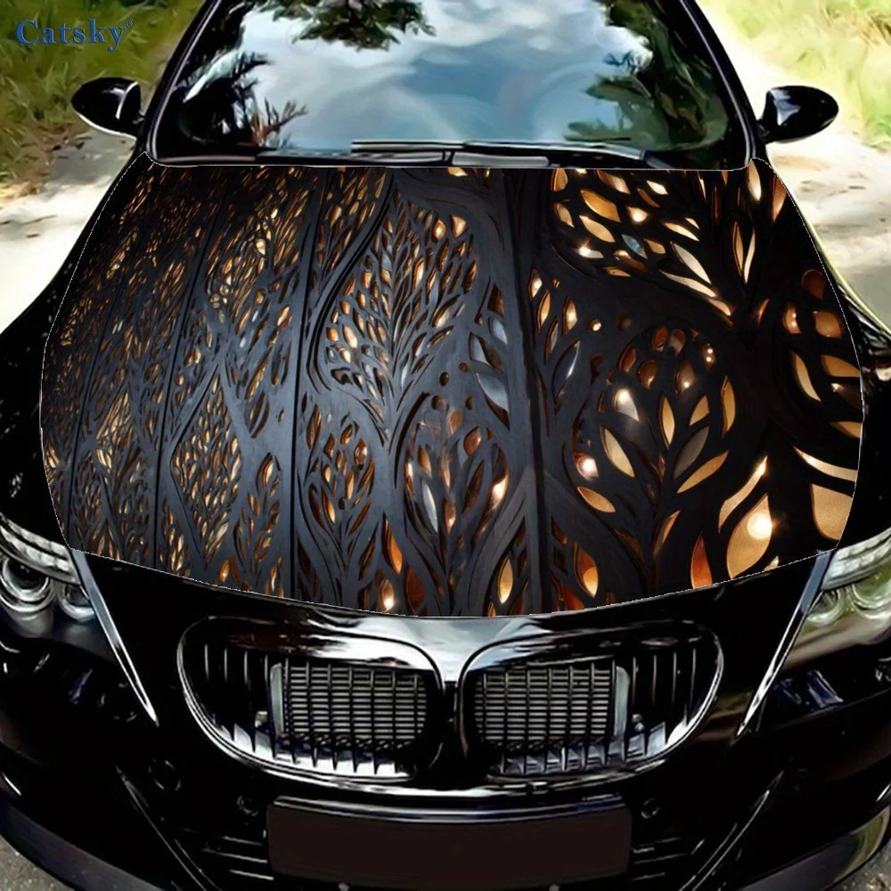 

Gorgeous flames print,car hood stickers,PVC waterproof Self adhesive car hood sticker,car hood decoration protection stickers,Au