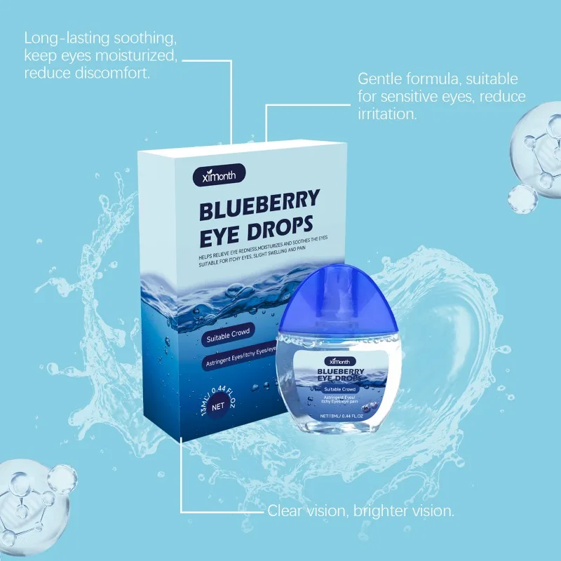 Cool Eye Drops Medical Cleanning Eyes Detox allevia l'affaticamento degli occhi Relax prodotti per la rimozione del disagio massaggio sanitario assistenza portatile