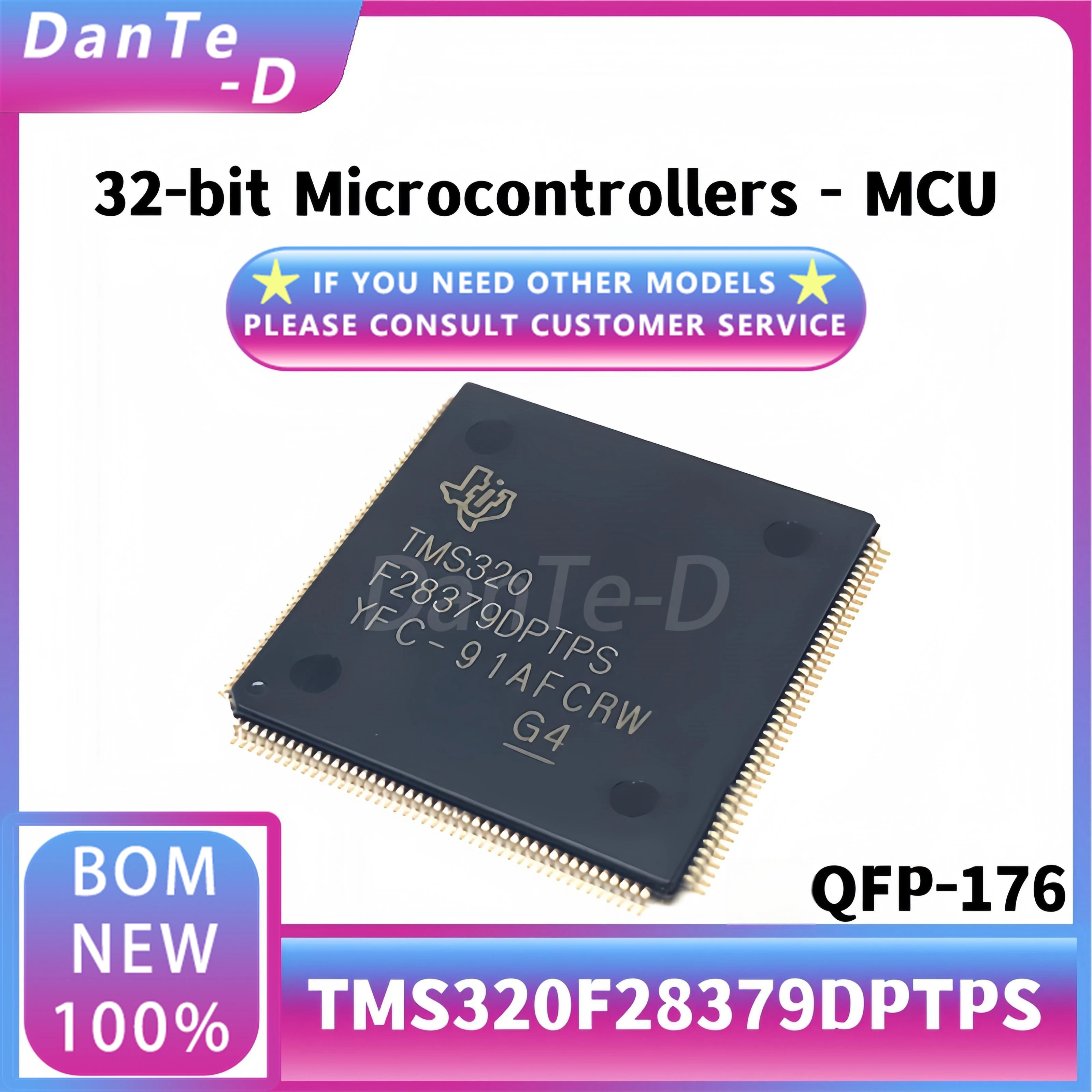 TMS320F28379DPTPS HLQFP-176 MCU-32-bit microcontroller IC original authentic