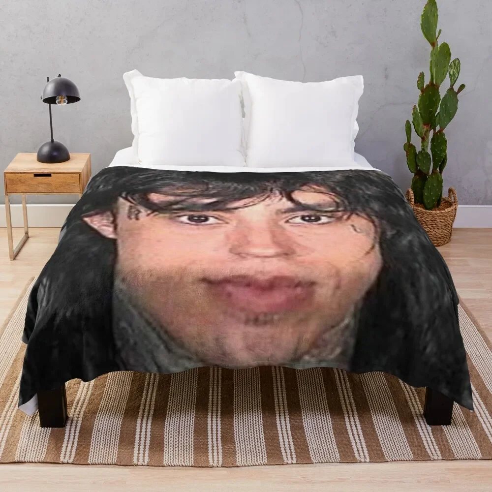 

Ronnie Radke Mugshot Throw Blanket Cozy Light Blanket for Travel Camping Picnic