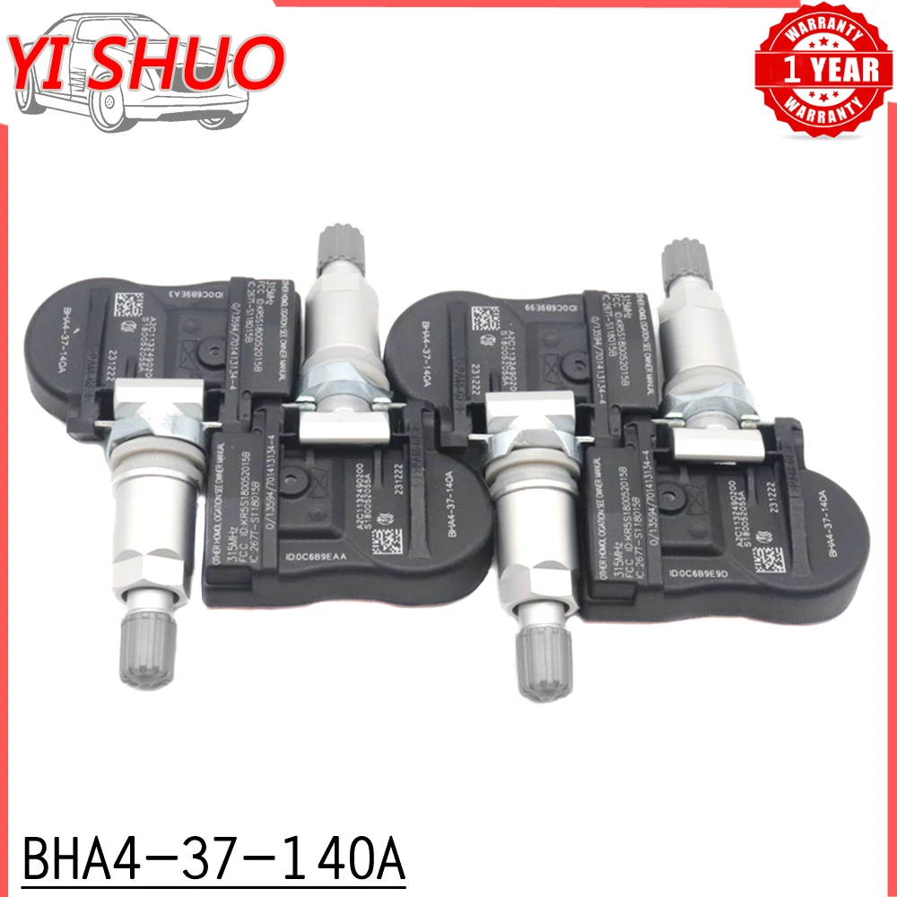 Car BHA4-37-140A Tire Pressure Sensor Monitor Systems TPMS For Mazda 2 3 5 6 CX-3 CX-5 CX-7 CX-9 MX-5 Miata 2.0L 2.5L 315MHz