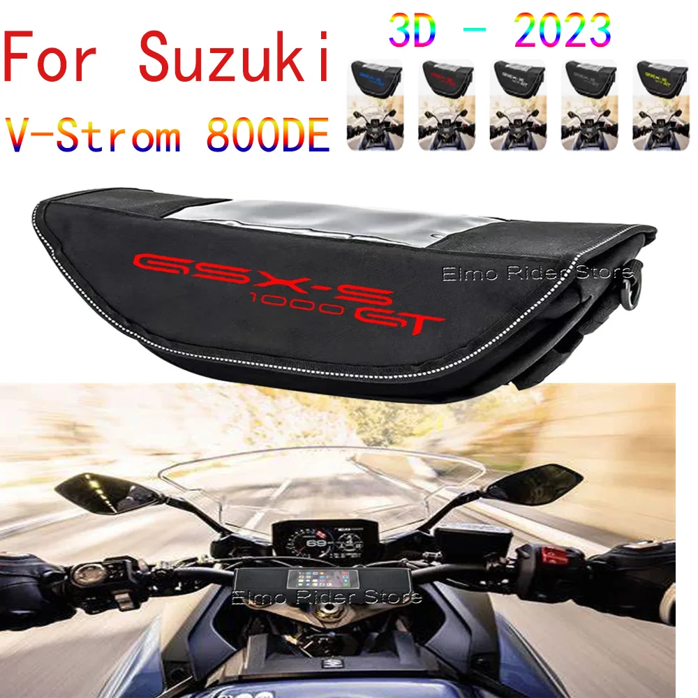 

For Suzuki V-Strom 800DE V-Strom 800DE 2023 Motorcycle Handlebar Waterproof Bag Travel Bag Storage Bag Screen GPS