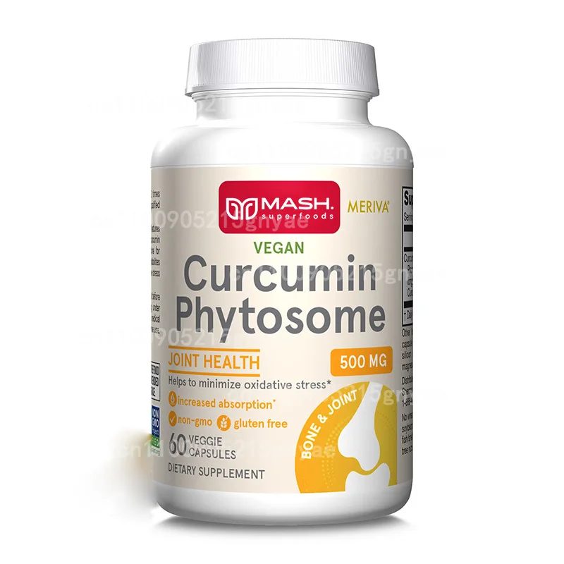 

Curcumin Plant Supplement - Supports Muscles, Joints, and Bones, Relieves Body Stiffness and Soreness -60 Capsules