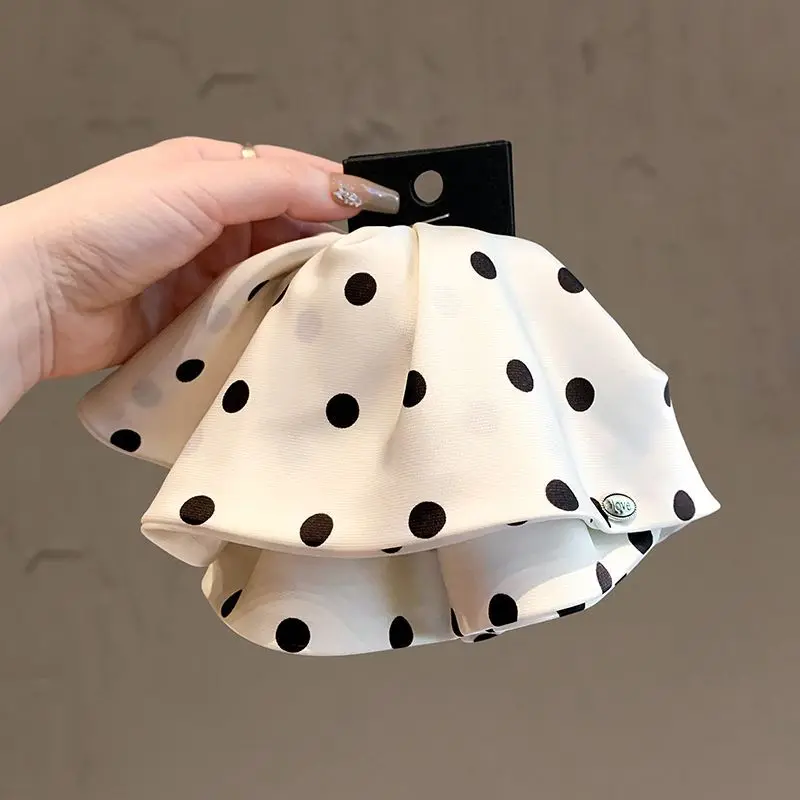

Korean style polka dot versatile ponytail clip layered hair clip fashionable clip elegant stylish claw