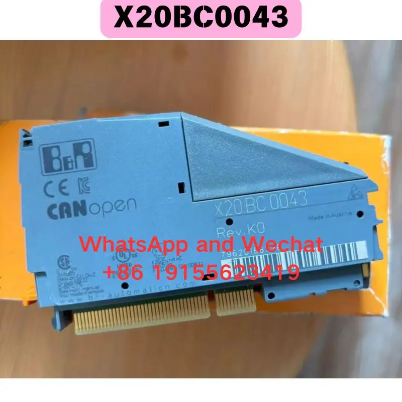 

Новый модуль X20BC0043. Быстрая доставка.