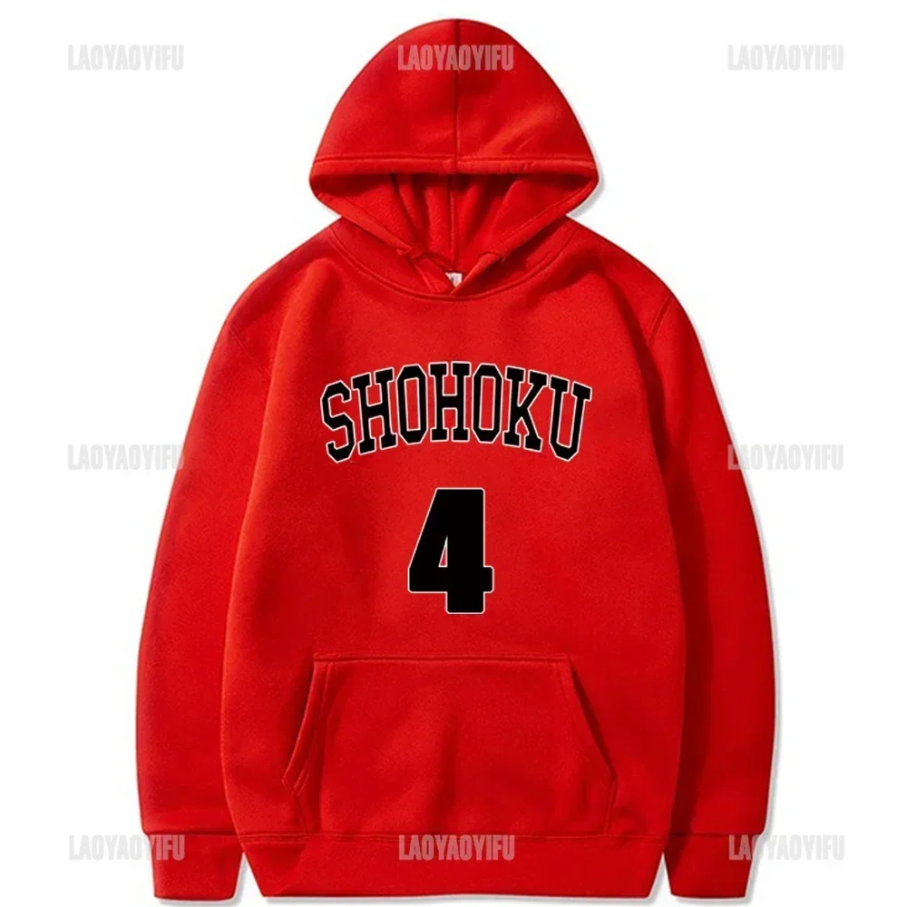 2024 Anime Slam Dunk Hoodies Fashion Cosplay Pullover Man Women Harajuku Hip Hop Sweatshirt Casual Daily Autumn and Winter Cloth