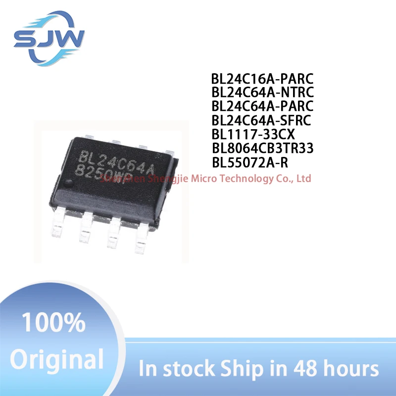 BL24C16A-PARC BL24C64A-NTRC BL24C64A-SFRC BL24C64A-PARC BL1117-33CX bl8064cb3tr33 BL55072A-R eeprom linear regler lcddrive