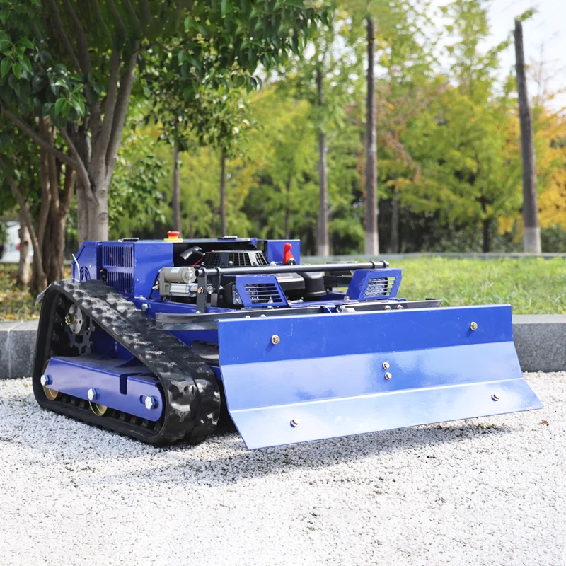 تخصيص الصف التحكم عن بعد جزازة العشب الصناعية 4-السكتة الدماغية روبوت صغير الزاحف جزازات العشب للاستخدام المنزلي والحديقة بكفاءة