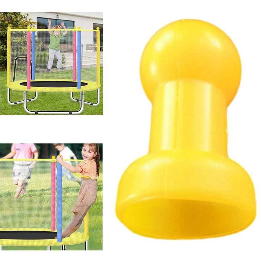 6PCS Trampoline Foam Pole Covers Child Trampoline Pole Caps Top Net Hook Enclosure G Shaped Trampoline Pole Top Cover