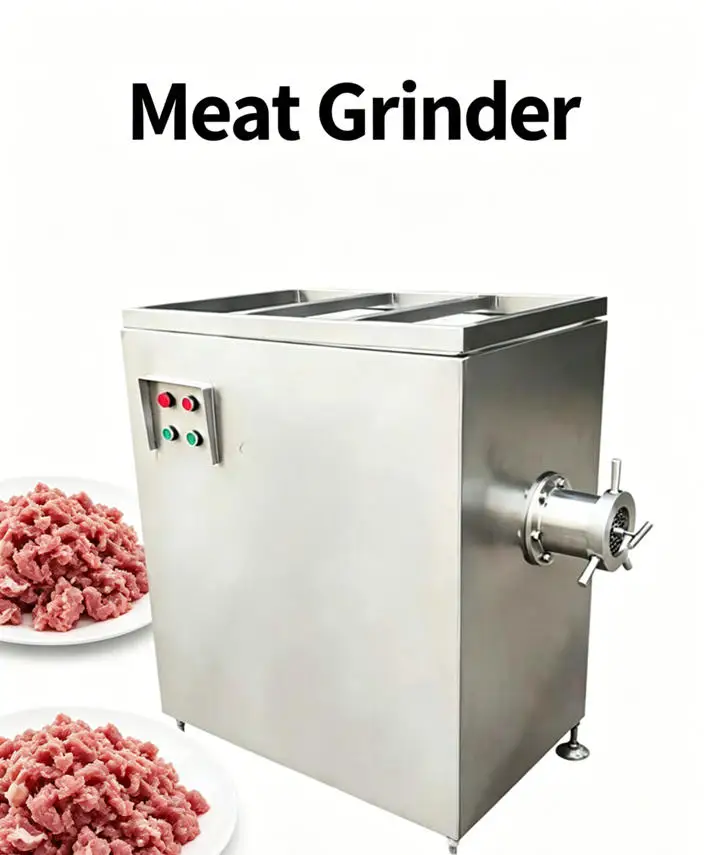 Industrial High-capacity Automatic Frozen Meat Grinder, Low Price