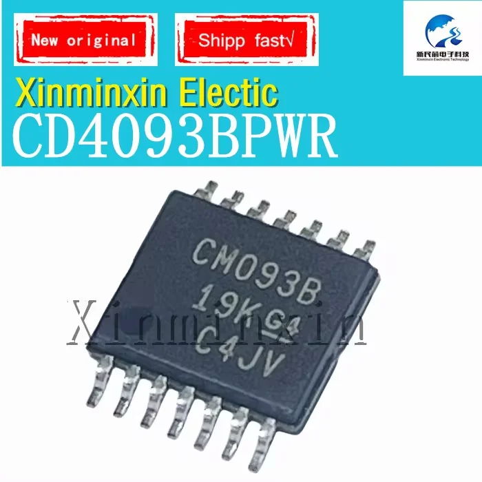 5-10PCS/LOT CD4093BPWR Making is CM093B TSSOP-14 IC Chip 100% New  Original In Stock