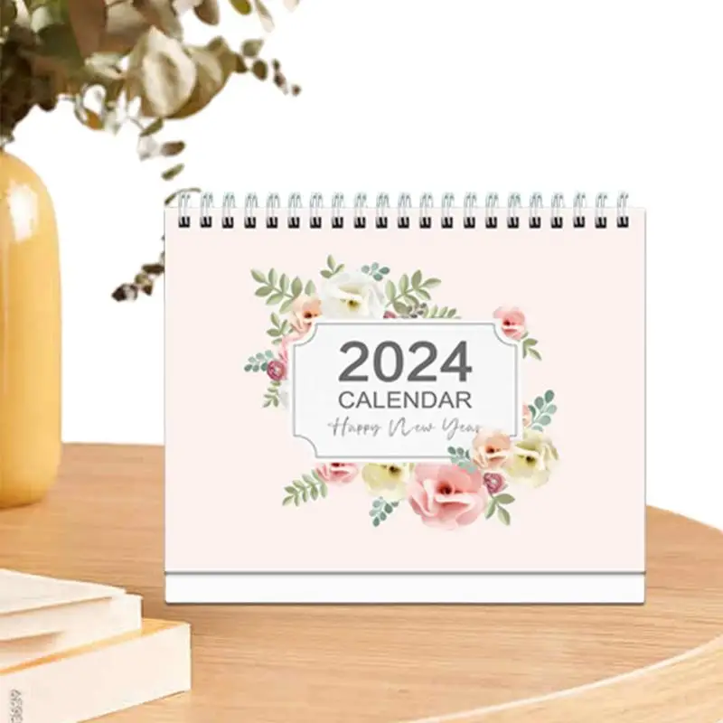 

Cute Calendar For Desk Spiral Monthly Stand Up Calendar 12 Month Calendar For Home School Classroom Decorative Calendar For Work