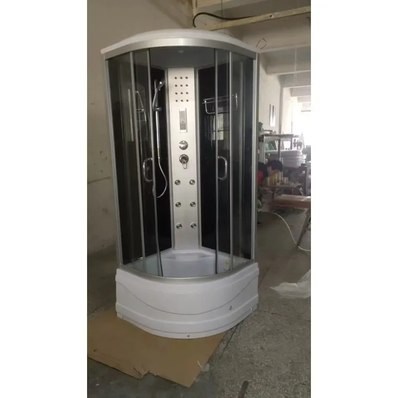 Bathroom shower room, partition toilet, household bath fan-shaped simple bath room