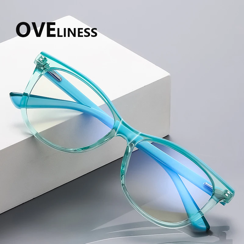 Anti Blue Light Glasses for Kids TR90 Round Optical Medical Glasses Frames Children Zero Computer Spectacles without Graduation