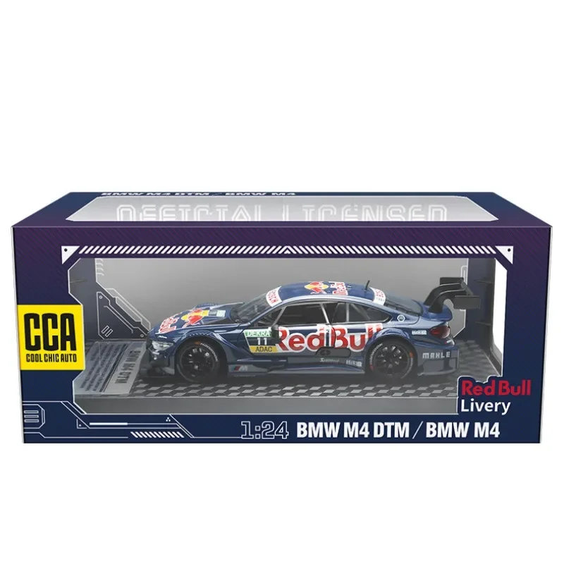 Modelo de coche de carreras, vehículo de juego extraíble fundido a presión 1/24 BMW M4 DTM, aleación, regalo de cumpleaños para niños, Voiture en miniatura, decoración del hogar